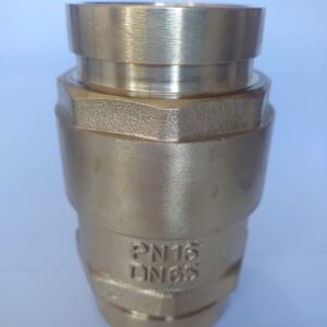 VÁLVULA DE RETENÇÃO VERTICAL  PN16 RANHURADA 2.1/2" 73/76 MM