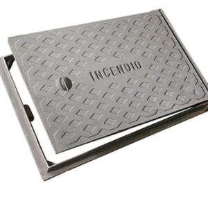 TAMPA  DE FERRO FUNDIO 60 X 40 PASSEIO ATE  300 KGS