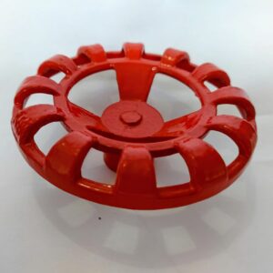 VOLANTE VERMELHO PARA REGISTRO GLOBO